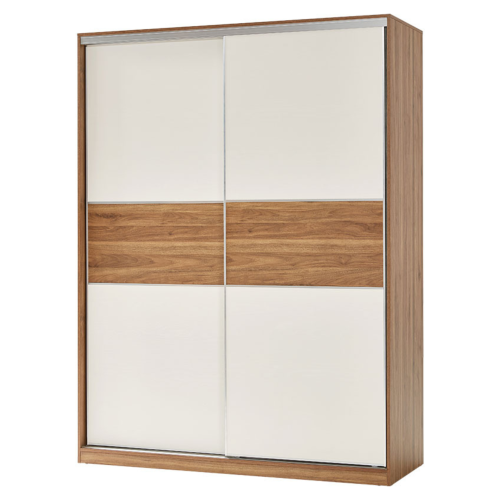 Linspire Odyssey Wardrobe, Walnut & White