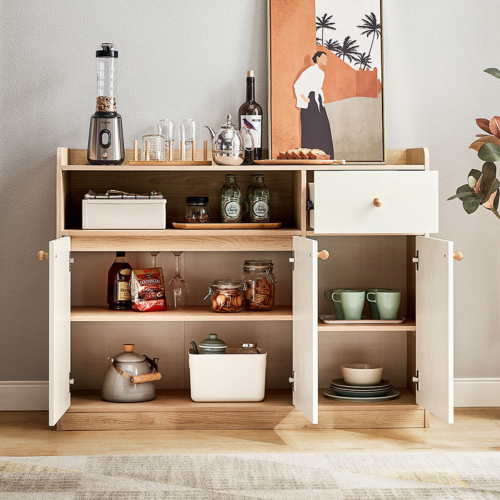 Linspire Juniper Sideboard, 1.2M, Natural & White