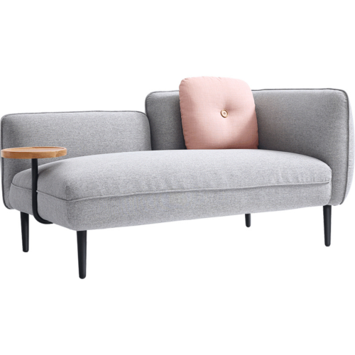 Linspire Flux 2-Seater Sofa with Sidetable, Left Armrest, Mist