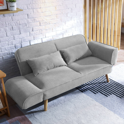 Linspire Fusion 2 Seater Sofa Bed, Grey