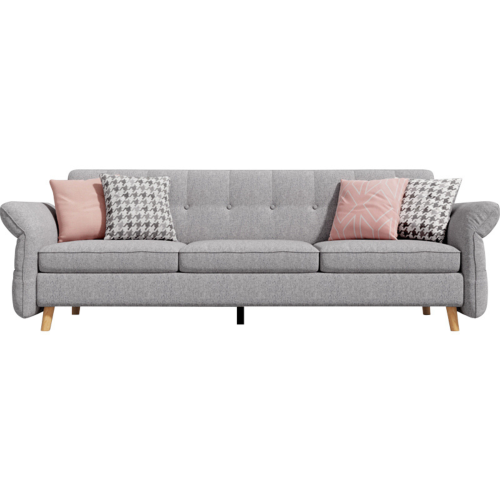 Linspire Monet 3.5-Seater Sofa Bed, Light Grey