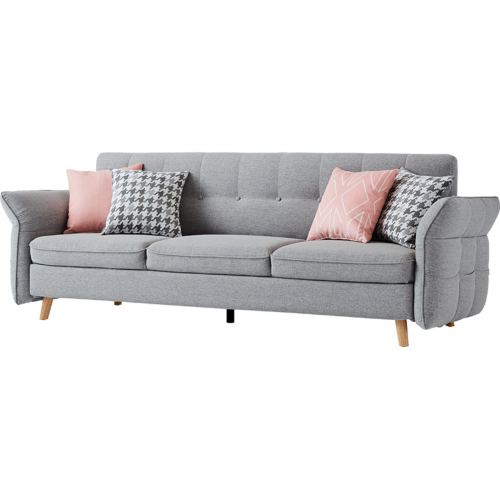 Linspire Monet 3 Seater Sofa Bed, Light Grey