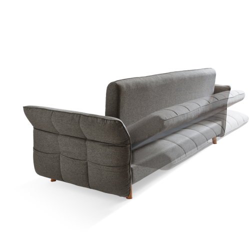 Linspire Monet 3 Seater Sofa Bed, Dark Grey