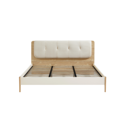 Linspire Evelyn Wooden Small Queen Bed Frame