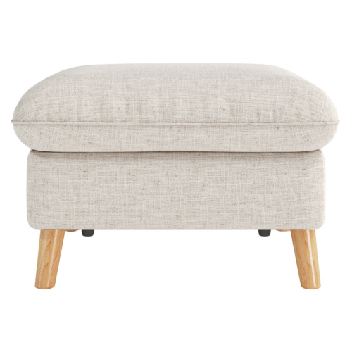 Linspire Monet 3 Seater Sofa Bed with Ottoman, Cream White