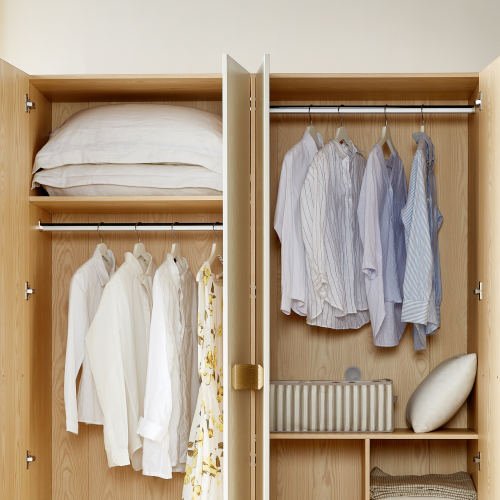 Linspire Evelyn Wardrobe , Natural & White