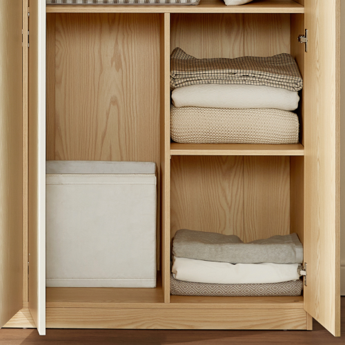 Linspire Evelyn Wardrobe , Natural & White