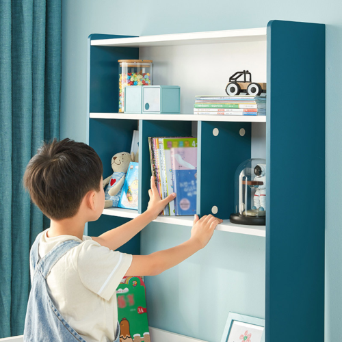 Linspire Sprout Kids Desk with Storage Shelf, Blue