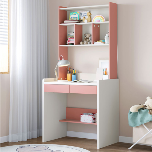 Linspire Sprout Kids Desk with Storage Shelf, Pink