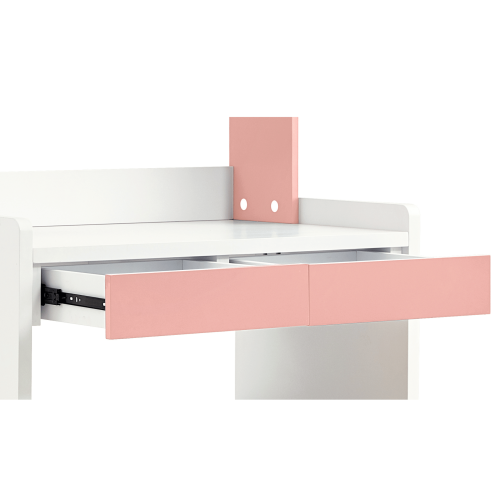 Linspire Sprout Kids Desk with Storage Shelf, Pink