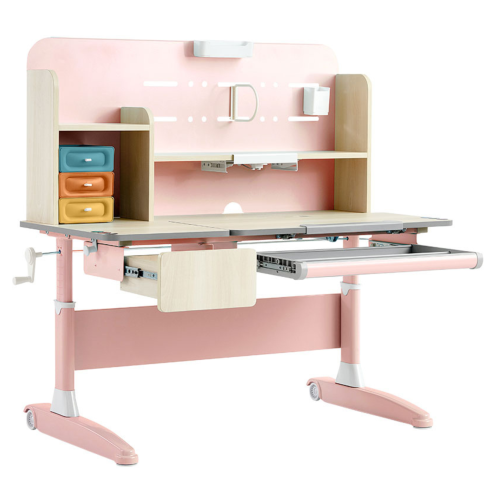 Linspire Bud Adjustable Kids Desk, Pink