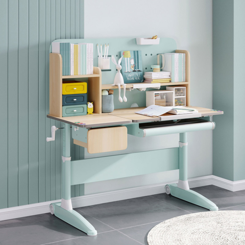 Linspire Bud Adjustable Kids Desk, Blue