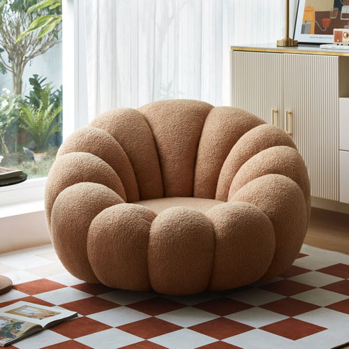 Linspire Lotus Boucle Armchair, Toffee