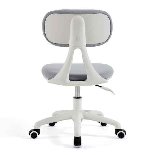 Linspire Slate Dual Study Desks and 2 Chairs Set, Grey & White & Yellow