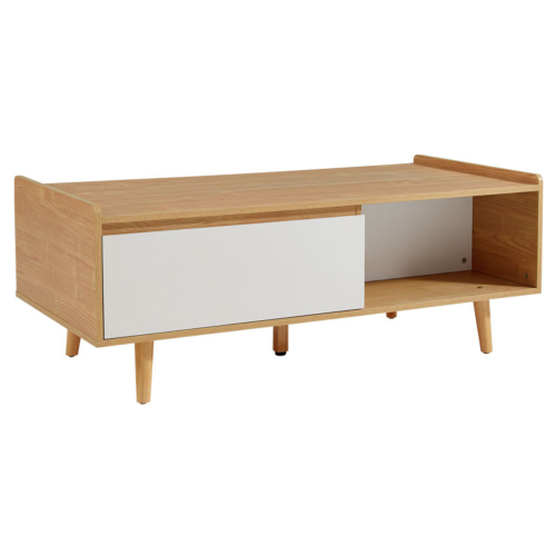 Linspire Karo Coffee Table, Natural & White