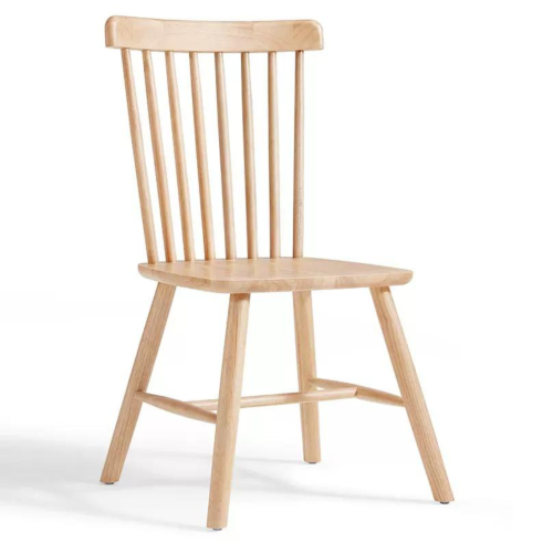 Linspire Ventus Solid Wood Dining Chairs, Natural, Set of 2