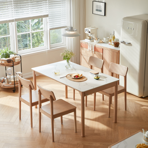 Linspire Bliss Dining Table with 4 Chairs Set, 1.6m