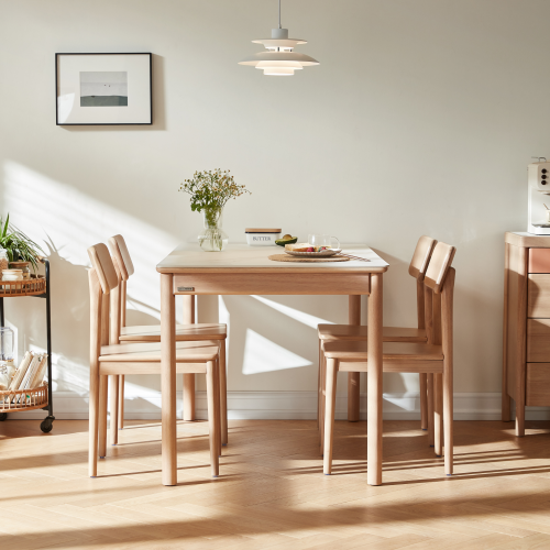 Linspire Bliss Dining Table with 4 Chairs Set, 1.6m