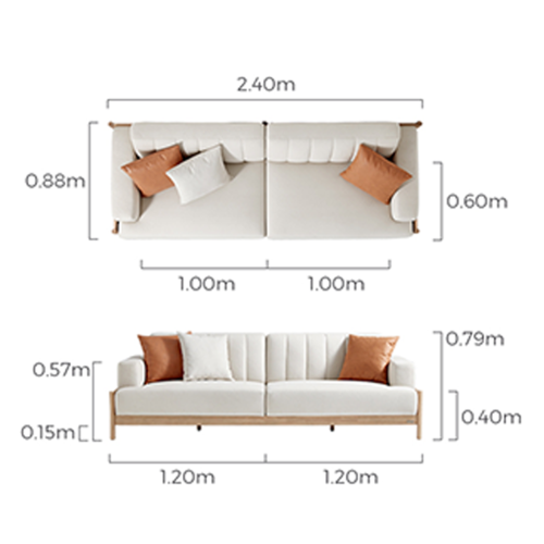 Linspire Bliss 3-Seater Sofa