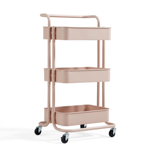 Linspire Strata 3-Tier Trolley, Pink