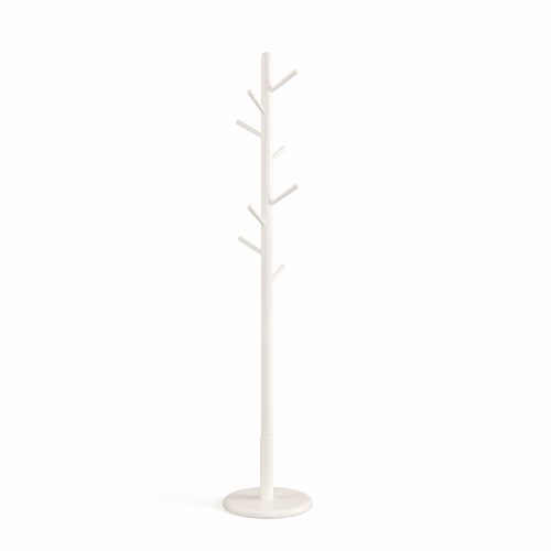 Linspire Juniper Solid Wood Clothes Rack, White