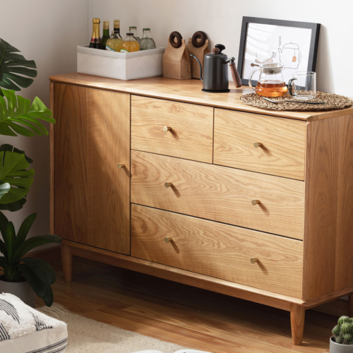 Linspire Sicily Chest of 4 Drawers with 1 Cabinet