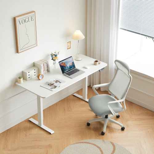 Linspire Ascend Electric Height Adjustable Standing Desk 1.4m, White