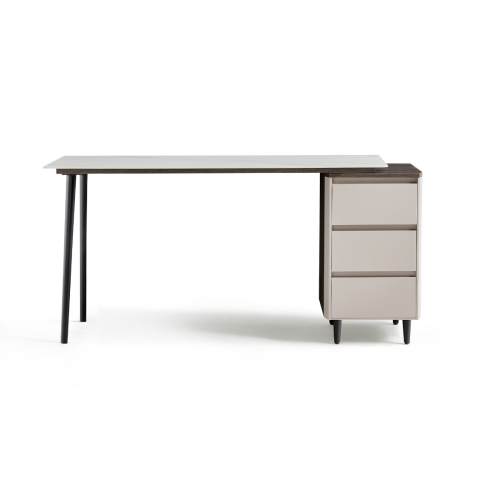 Linspire State Sintered Stone Desk with Drawer Unit Set, 120cm