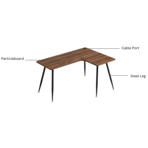 Linspire Grand L-Shape Desk Right Corner, 140cm