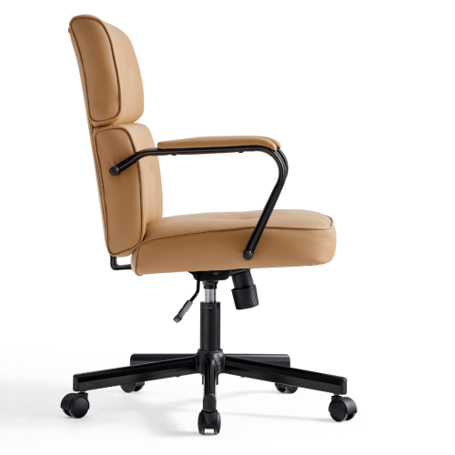 Linspire Noble Office Chair with Armrest, Caramel