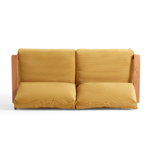 Linspire Drift Corduroy 2.5-Seater Sofa, Dark Yellow