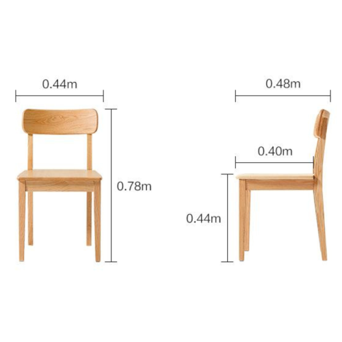 Linspire Sicily Solid Wood Dining Chair Set of 2