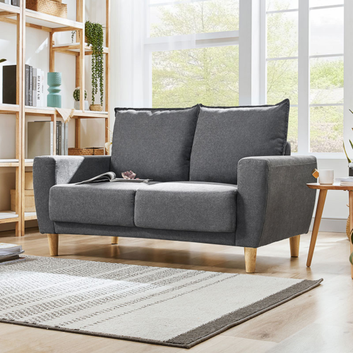 Linspire Essence 2-Seater Sofa, Grey