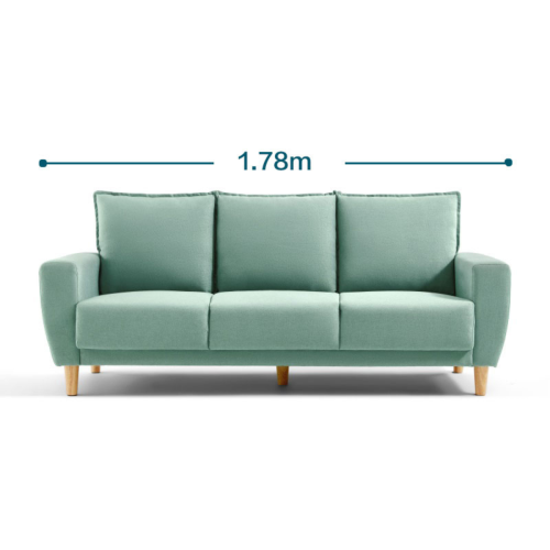Linspire Essence 3-Seater Sofa, Green