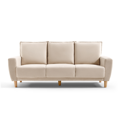 Linspire Essence 3-Seater Sofa, Beige