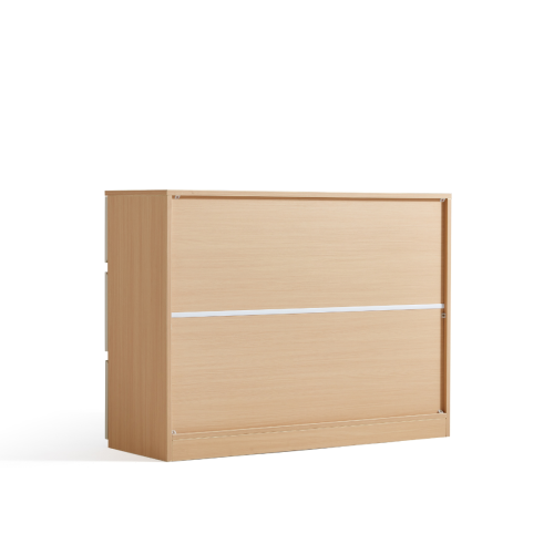 Linspire Rena Chest of 6 Drawers, Oak & Light Grey