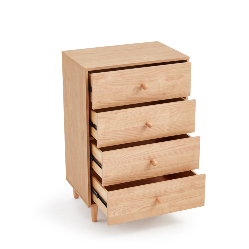 Linspire Fresko Chest of 4 Drawers, Natural