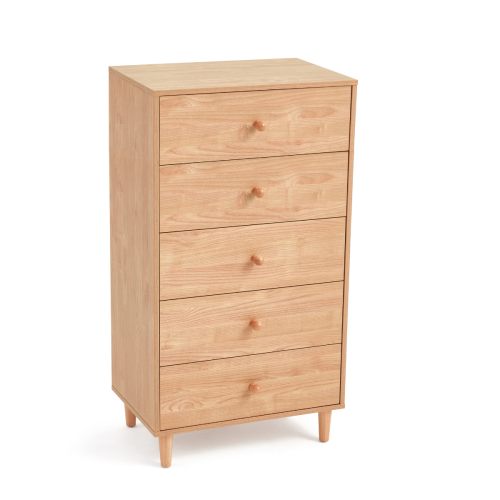 Linspire Fresko Chest of 5 Drawers, Natural