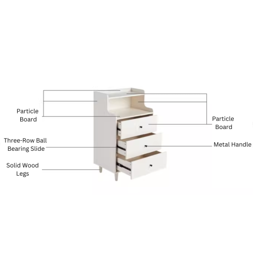 Linspire Cliq Chest of 3 Drawers