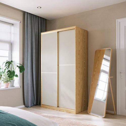 Linspire Grace Sliding Door Wardrobe, 1.2m