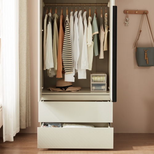 Linspire Stele 2-Door Wardrobe with Drawers