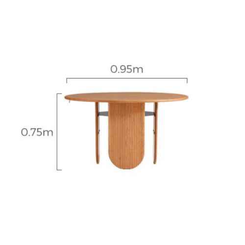 Linspire Harbor Solid Wood Dining Table 0.95m