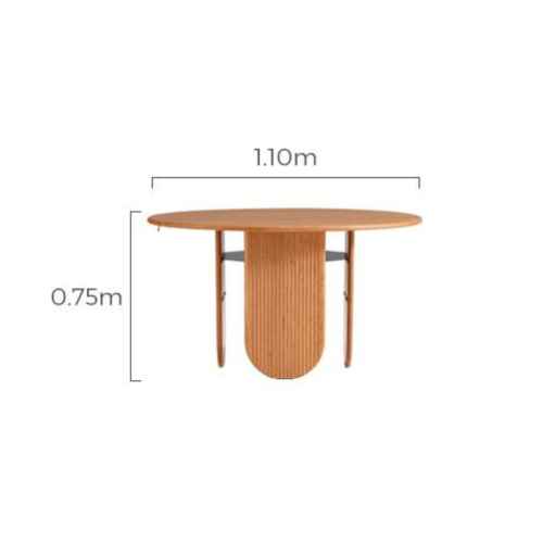 Linspire Harbor Solid Wood Dining Table 1.1m