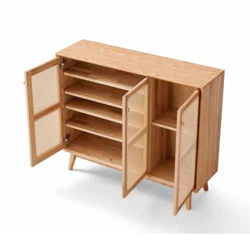 Linspire Naavah Solid Wood Shoe Cabinet