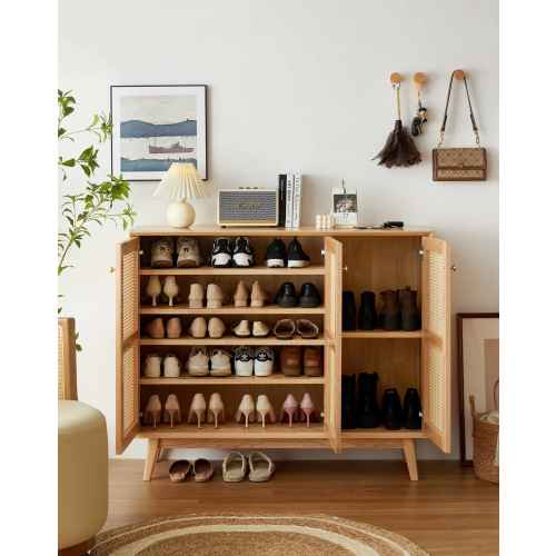 Linspire Naavah Solid Wood Shoe Cabinet