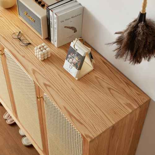 Linspire Naavah Solid Wood Shoe Cabinet