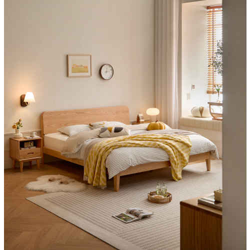 Linspire Ceri Small Queen Bed Frame, Natural