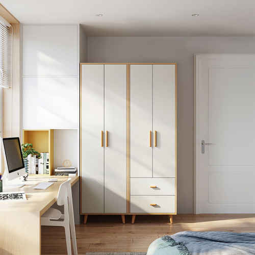Linspire Fresko Wardrobes with 2 Doors + 2 Drawers, 0.8m
