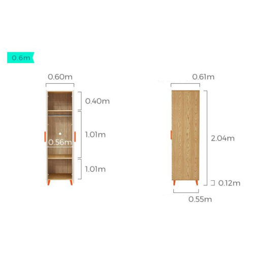 Linspire Fresko Wardrobes with 2 Doors, 0.6m