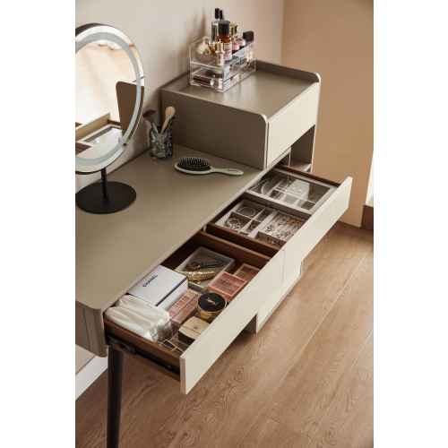 Linspire Rena Extendable Dressing Table with Storage Cabinet